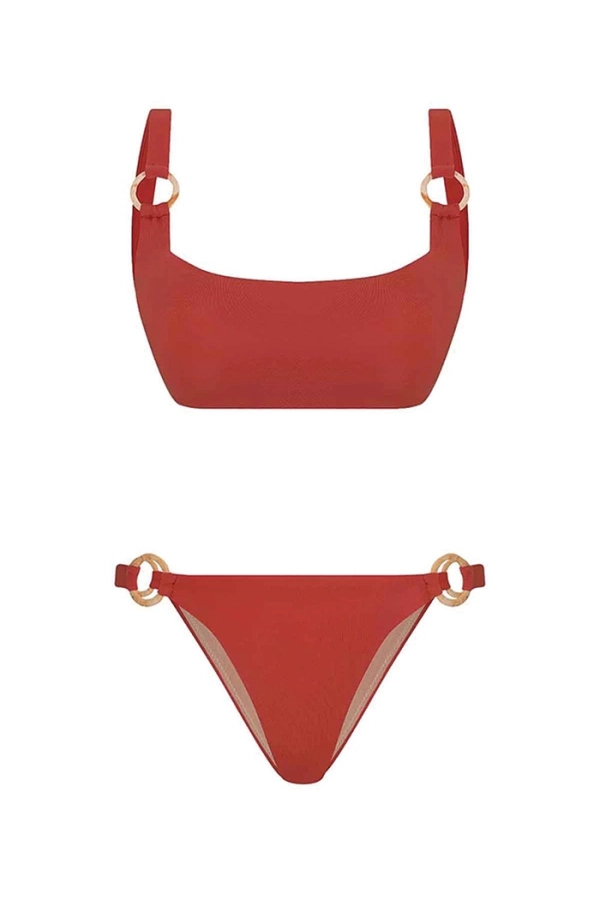 Maru Kırmızı Bikini Takımı