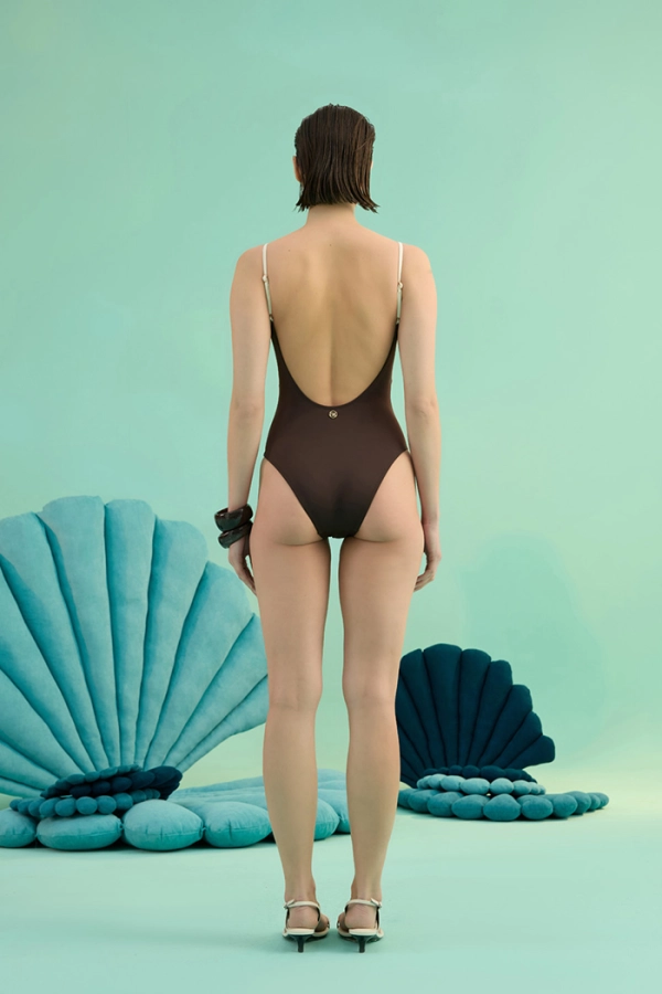 CALYMA BRUNETTE ŞERİT BİYELİ ASKILI MAYO