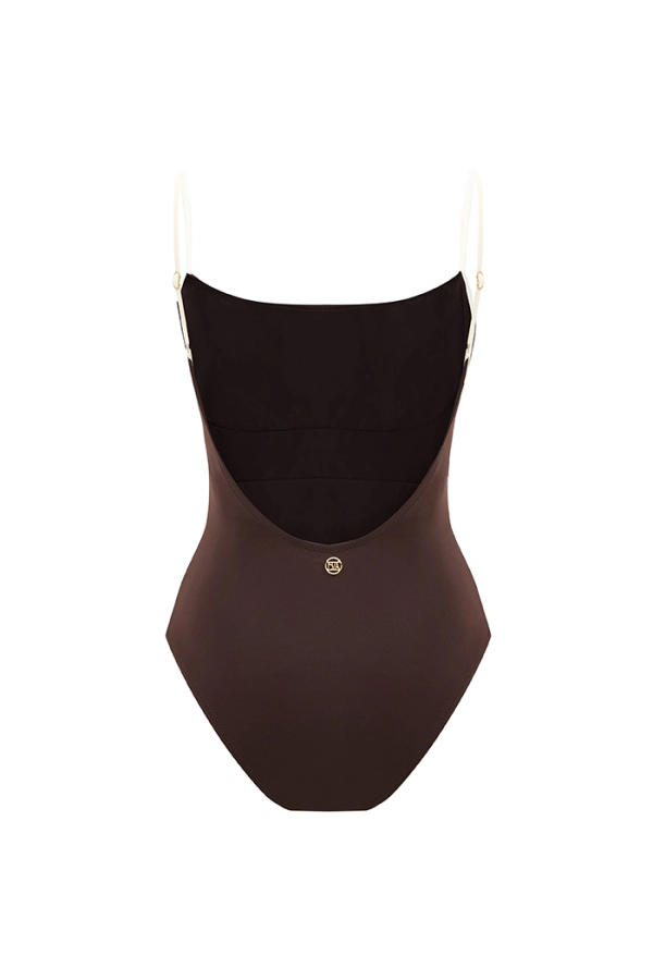 CALYMA BRUNETTE ŞERİT BİYELİ ASKILI MAYO