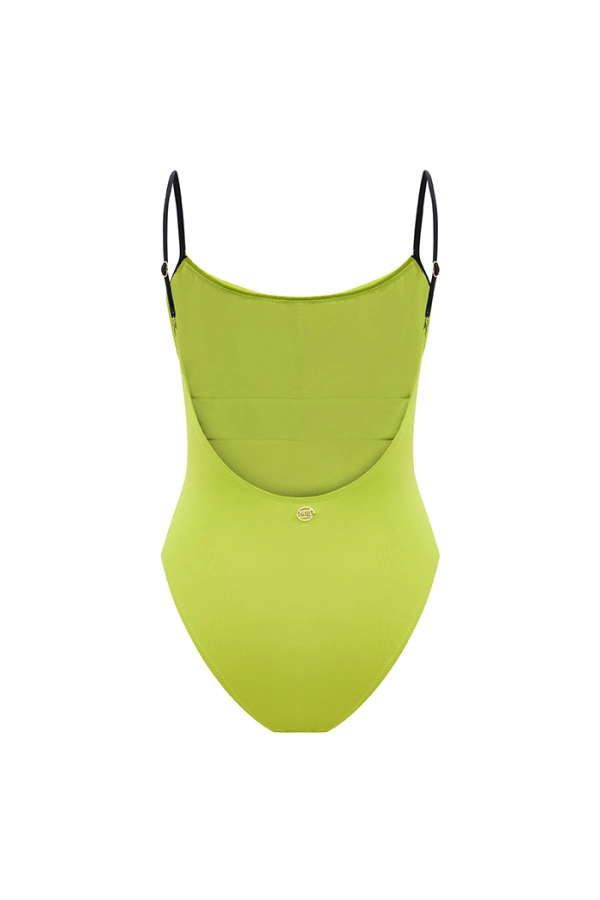 CALYMA LIME ŞERİT BİYELİ ASKILI MAYO