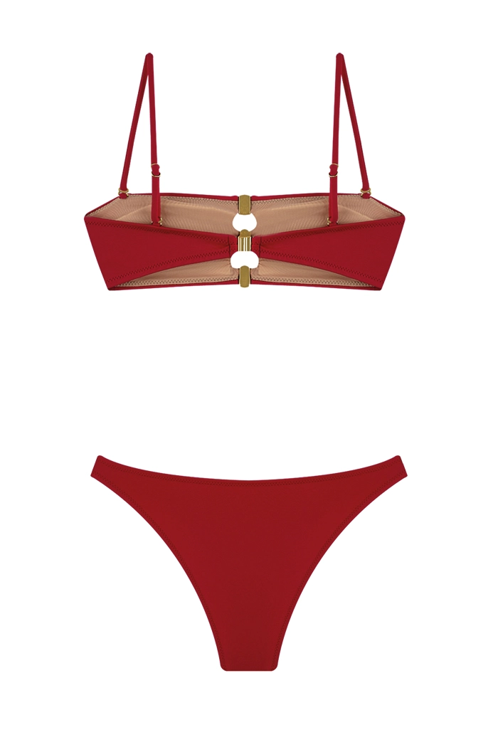 Ira Fiery Red Bikini Takımı