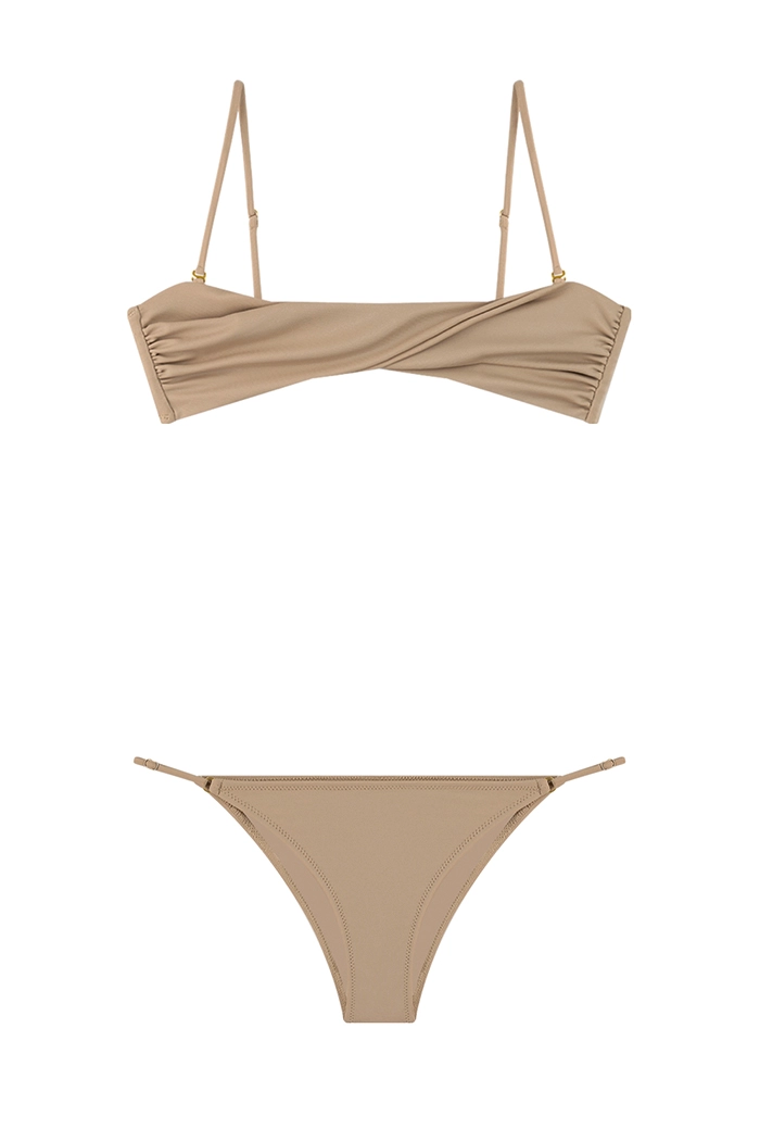 Mae Vanilla Cream Bikini Takımı