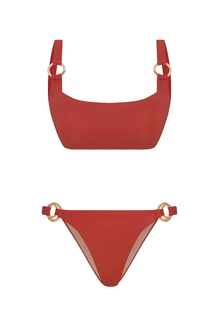 Maru Kırmızı Bikini Takımı